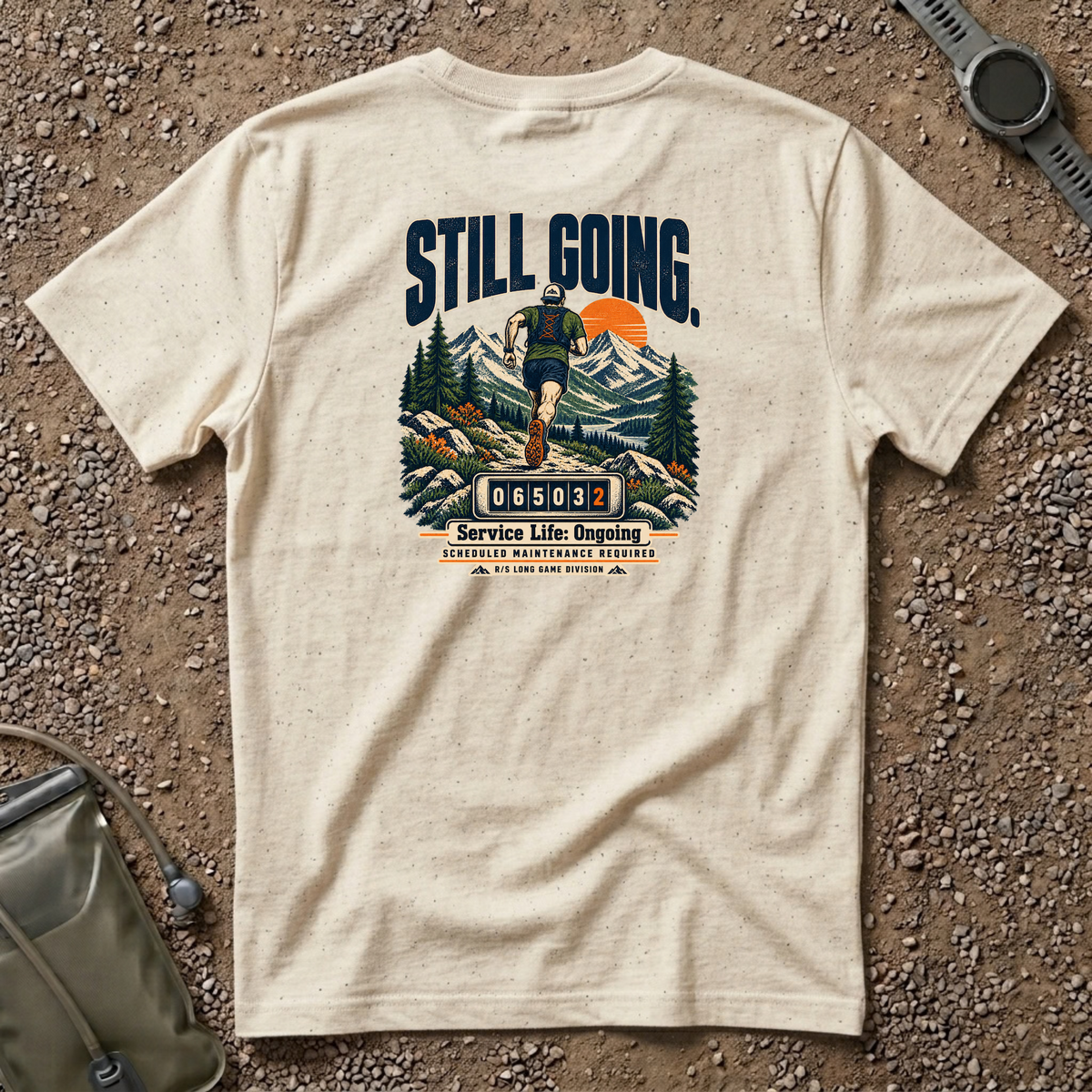 Run Division - Still going T-Shirt — Funny Retro Casual Tee