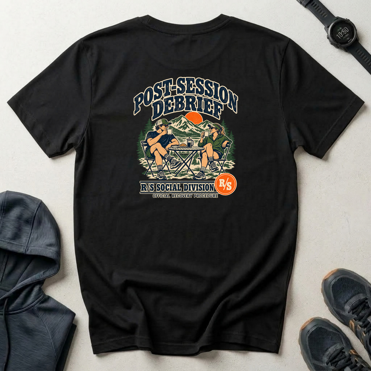 Social Division - Group Session Run T-Shirt — Funny Retro Casual Tee