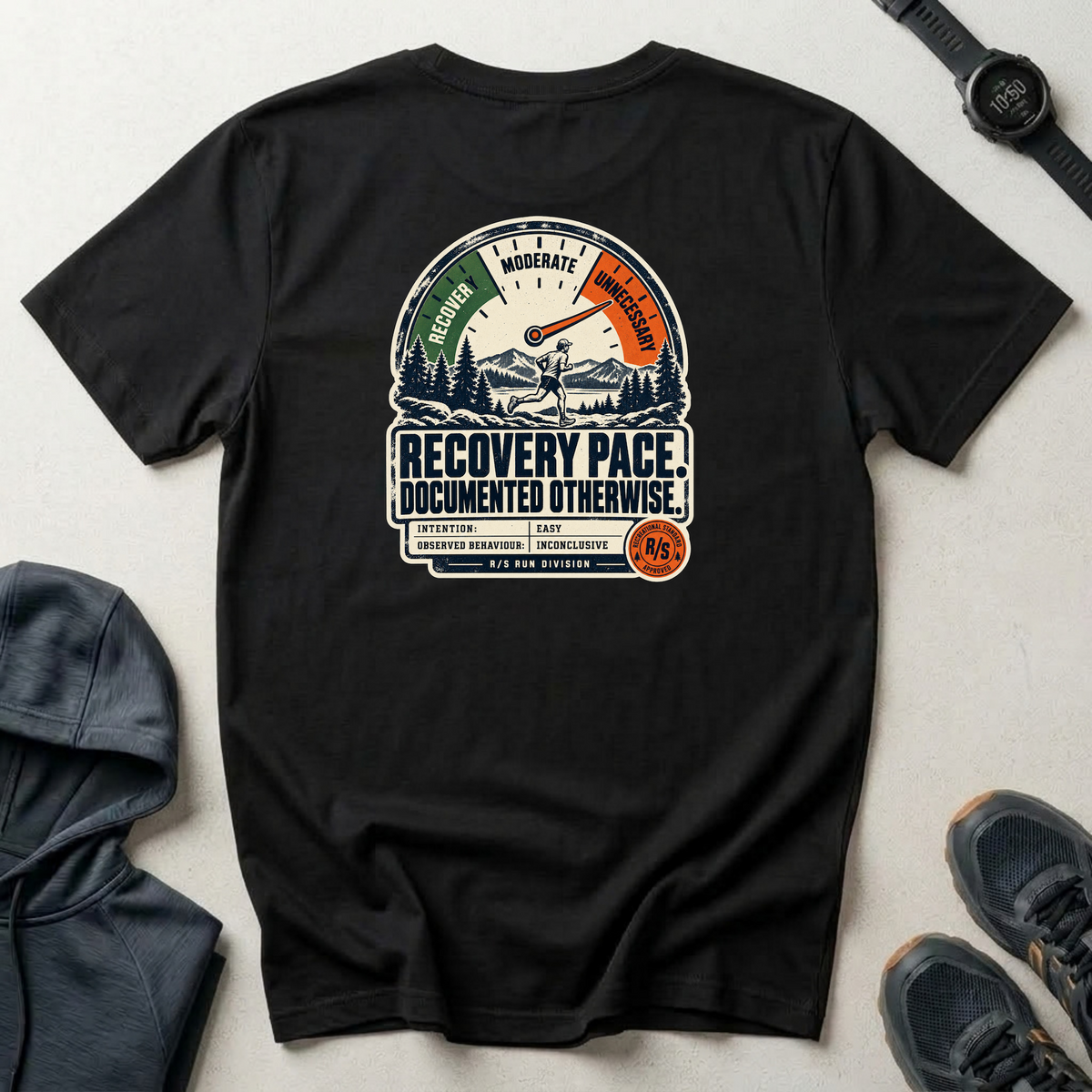 Run Division - Run Recovery essential T-Shirt — Funny Retro Casual Tee