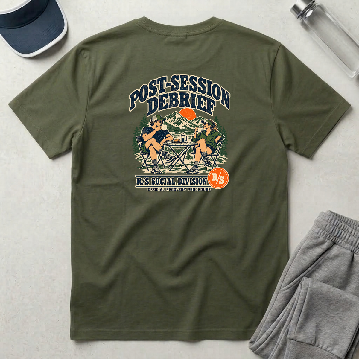 Social Division - Post session Debrief T-Shirt — Funny Retro Casual Tee