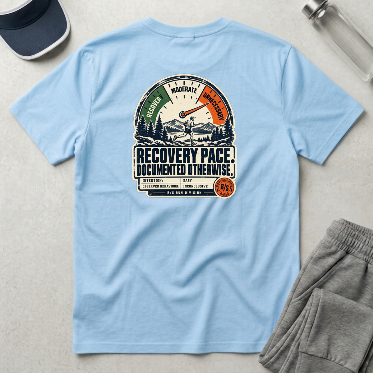 Run Division - Run Recovery essential T-Shirt — Funny Retro Casual Tee