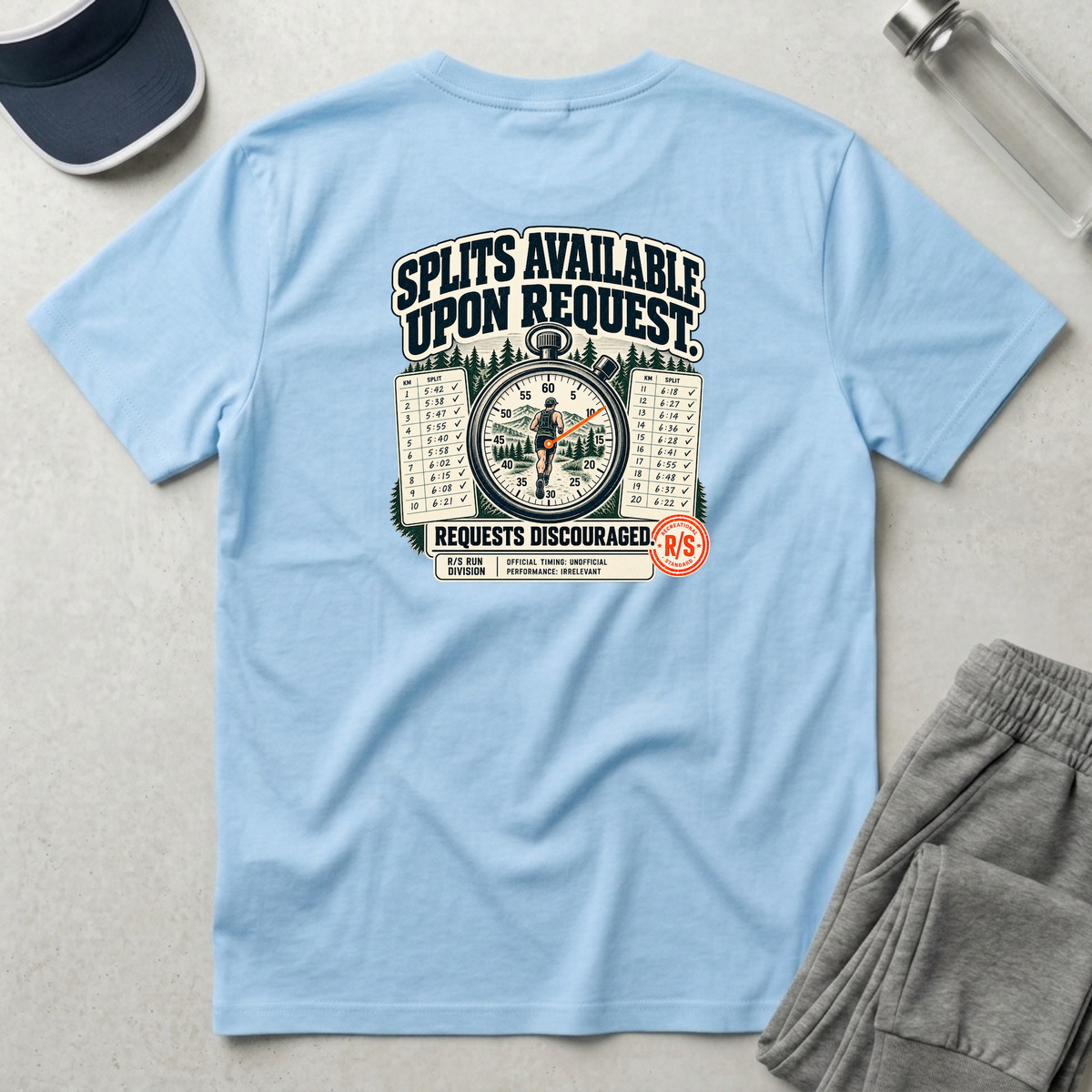 Run Division - Splits available upon request T-Shirt — Funny Retro Casual Tee