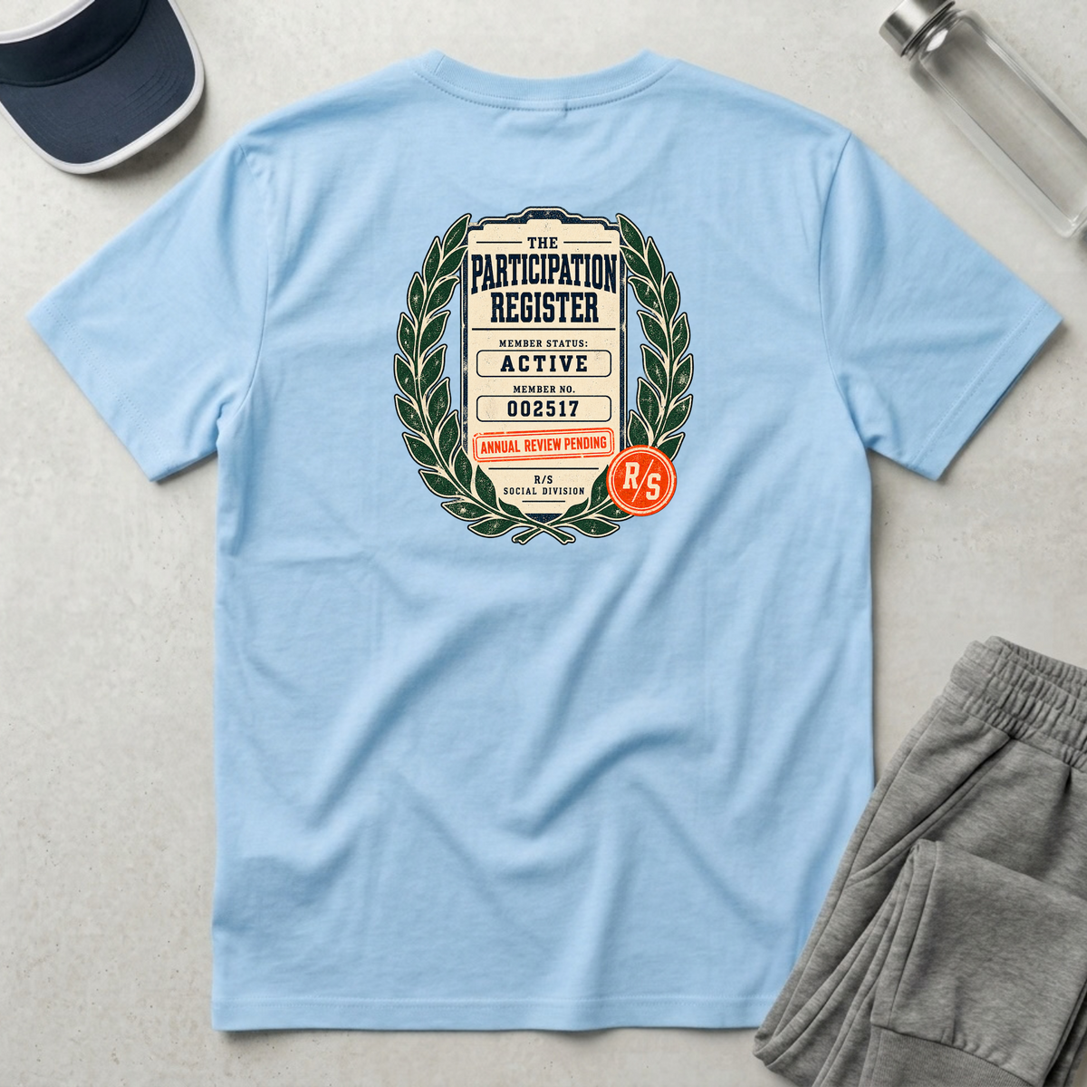 Social Division - Participation Register T-shirt — Funny Retro Casual Tee