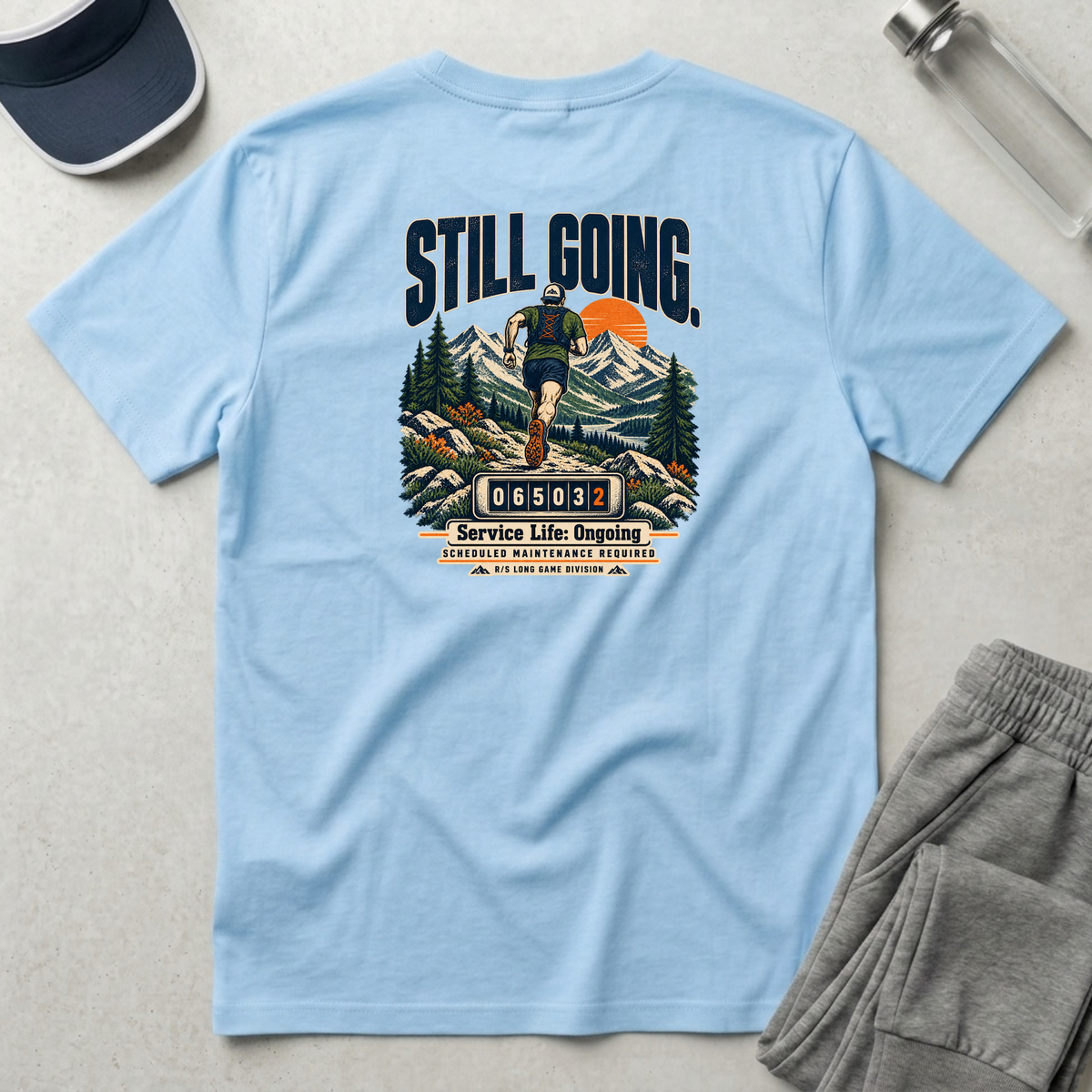 Run Division - Still going T-Shirt — Funny Retro Casual Tee