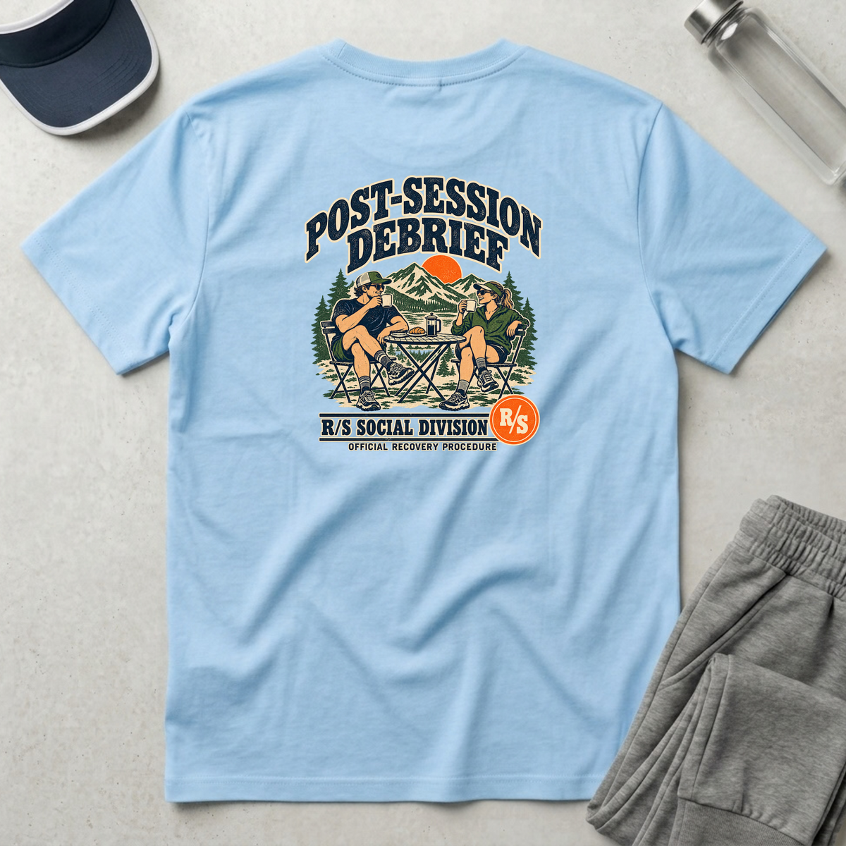Social Division - Group Session Run T-Shirt — Funny Retro Casual Tee