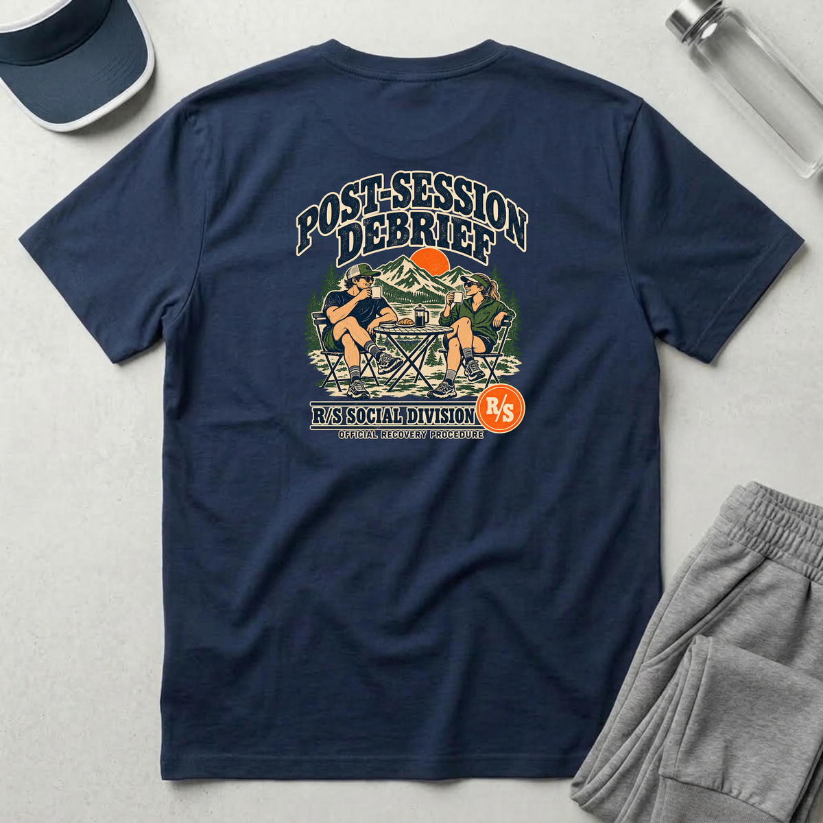 Social Division - Post session Debrief T-Shirt — Funny Retro Casual Tee